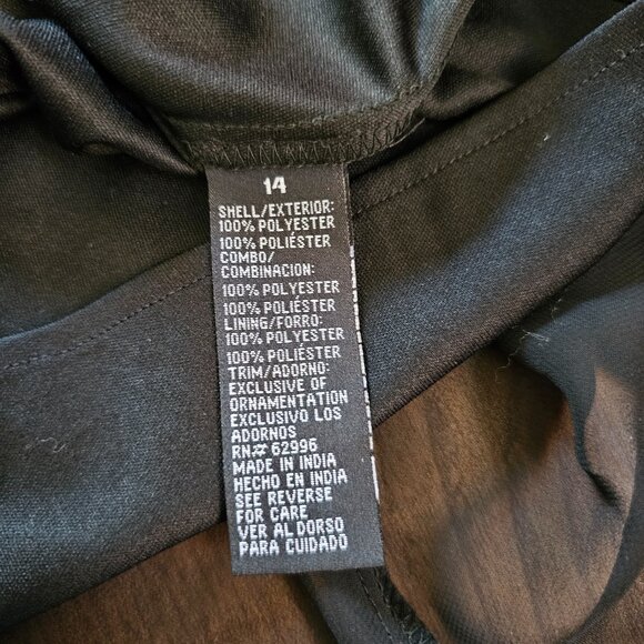 Scarlett Nite Beaded Halter Mini Dress, 14, Black - Picture 9 of 10